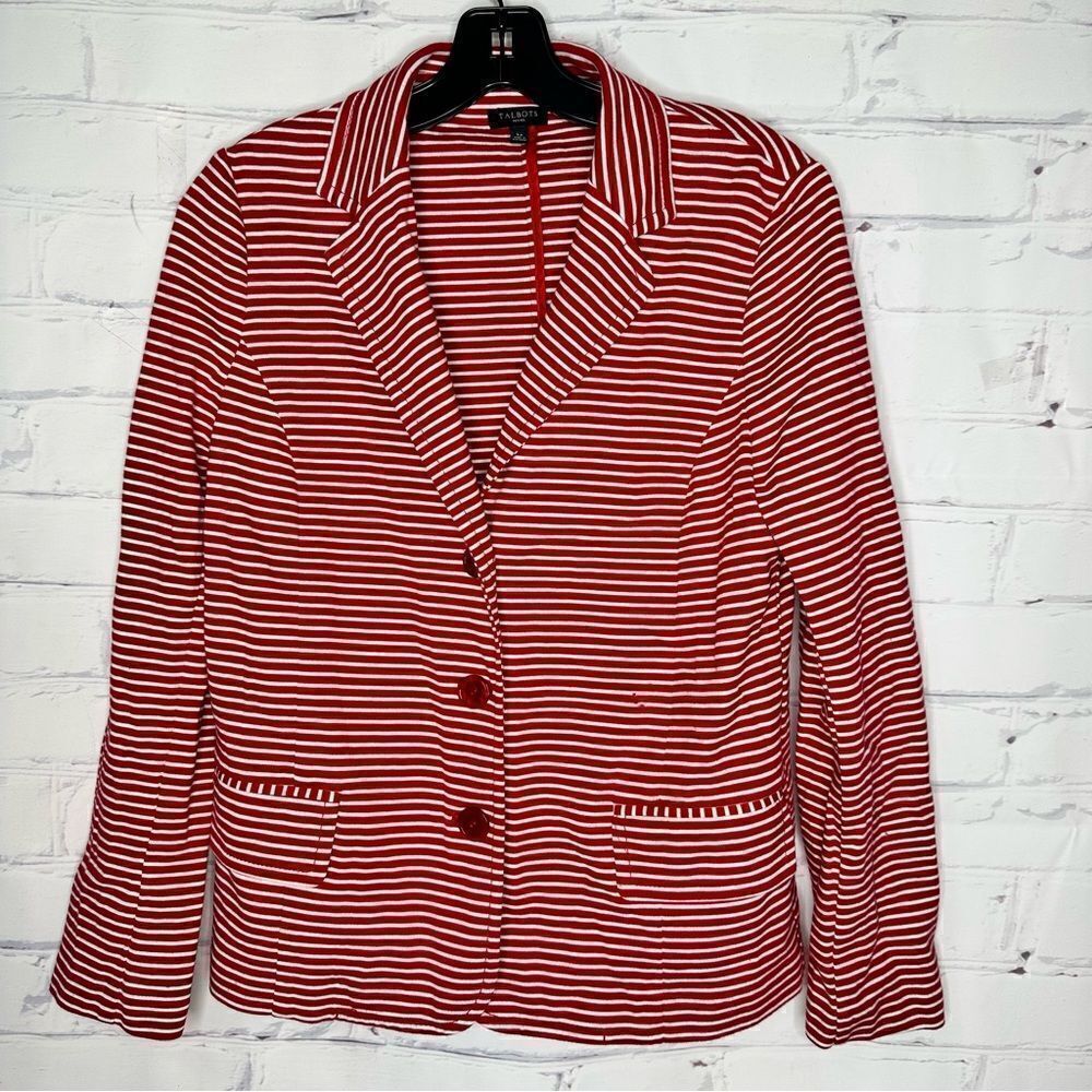 Talbots large petite red jacket - Picture 1 of 5